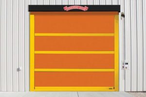 Strutted Exterior Heavy-Duty High Speed Fabric Door (993)